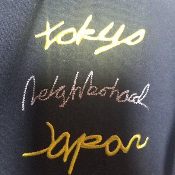 Travis Scott Cactus Jack Neighborhood Mens Cotton Blend Goth Punk Hoodie Sz L - Picture 7 of 9